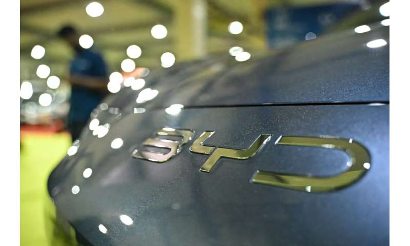 China's BYD logs record EV sales in 2025