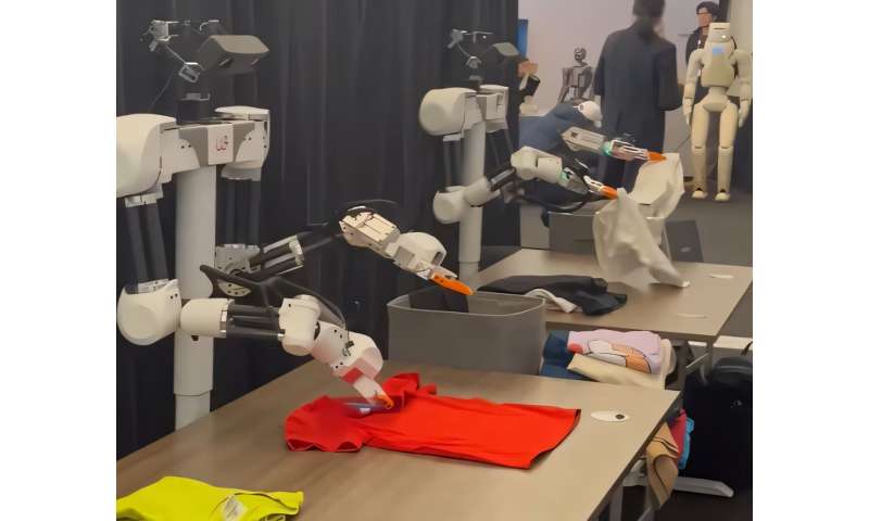 At a Silicon Valley summit, robots fold laundry—and investors open their wallets